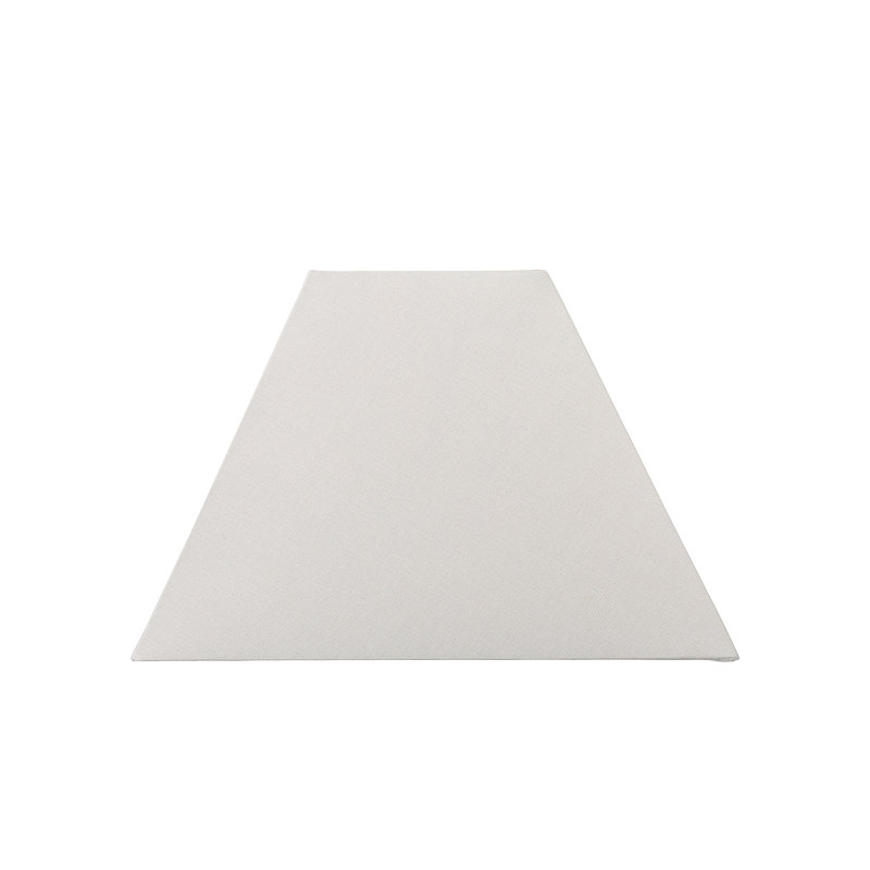 Lorentzen Cotton Tapered Square Lamp Shade, 29.5cm H x 40cm W x 40cm D, Cream Calico