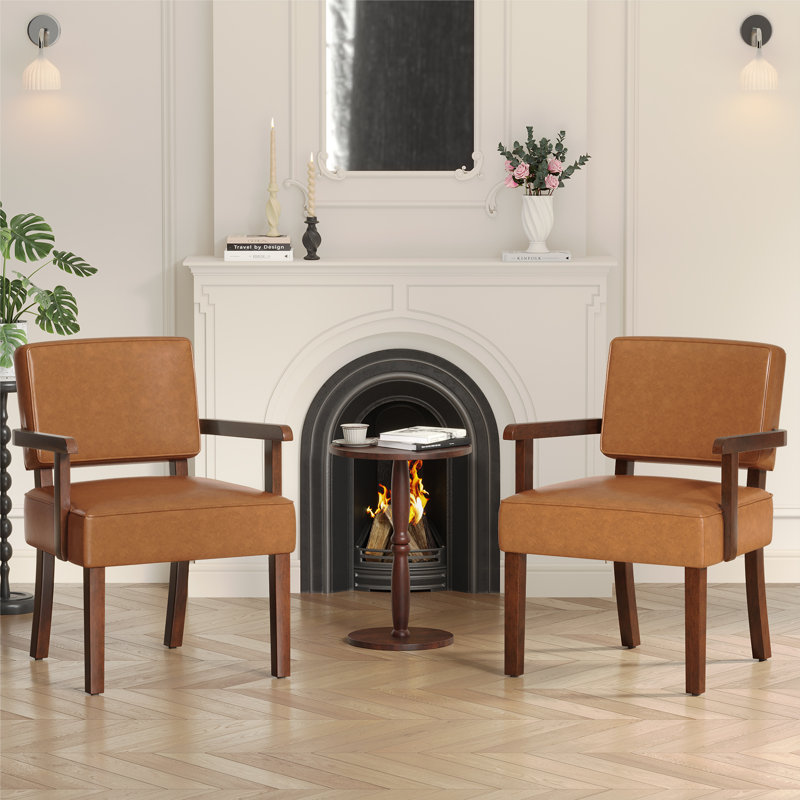 Fauteuil d'appoint Naethan, Brun