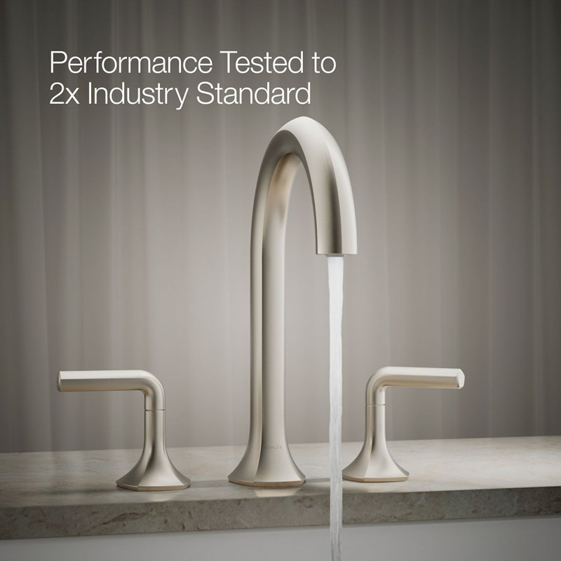 Occasion Deck-Mount Bath Spout With Cane Design, Vibrant Brushed Nickel