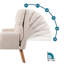 Ensemble de chaises d'appoint modernes avec repose-pieds-1299276905