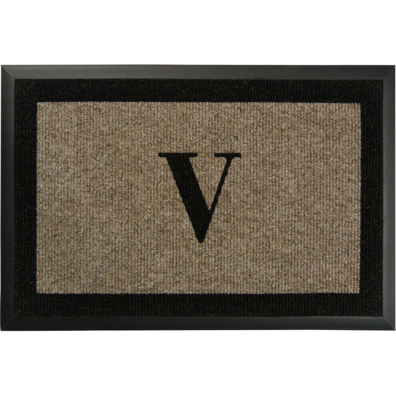 Tapis d'extérieur antidérapant Asai, Taupe, V, l 24 po x L 48 po