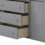 Lit mezzanine double avec bureau d'écriture rétractable et 3 tiroirs-141965292