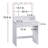 Vanity Desk with Mirror and Lights, Dressing Table with Large Drawer-106407954