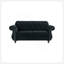 Ensemble de canapé en velours noir 3 pièces Mobilier de salon