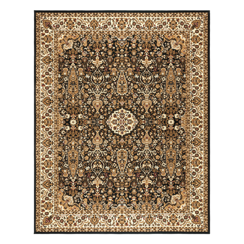Tapis oriental floral Majestic, Rectangle 7 pi 10 po x 10 pi