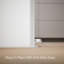 13-Gallon Stainless Steel Slim Step Trash Can With Bifold Lid-1462412723