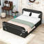 Grand lit avec rangement hydraulique-1223638144