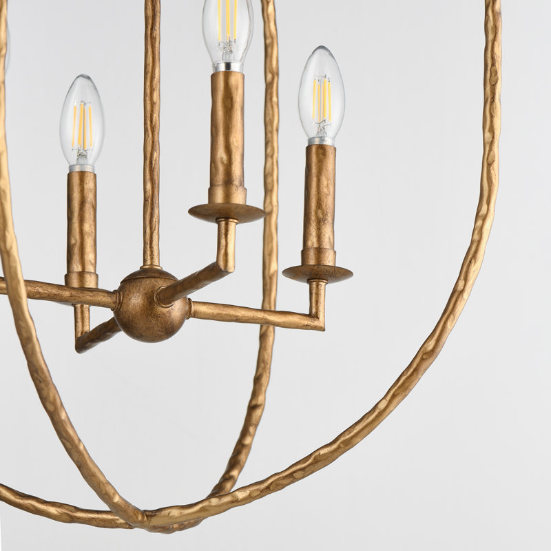 Luminaire suspendu Martel, Or étrusque