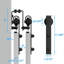 Sliding for 4 Doors Double Bypass Barn Door Hardware Kit-53680748