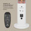 Stainless Steel Electric Standing Patio Heater-62757929