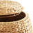 Round Water Hyacinth Storage Basket/Hamper with Lid-1158379531