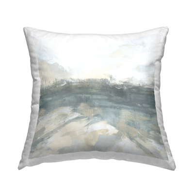 Coussin décoratif abstrait abstrait chaotique par June Erica Vess