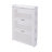 3-Layer White Modern Tipping Shoe Cabinet-1254794640