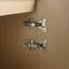 Base de meuble-lavabo autoportant Aaron de 42 po avec 2 portes à fermeture en douceur (lavabo non inclus)