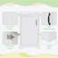 Meuble-lavabo de 20 po avec lavabo, armoire de salle de bain avec porte à fermeture douce, support de rangement et tablette réglable-161059369