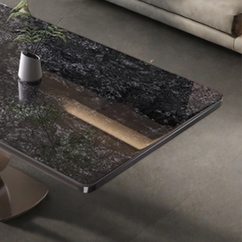 Table et chaise de luxe domestique, Noir, H 29,5 po x L 62,9 po x l 33,4 po