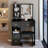Small Space Left Drawer Desktop Vanity Table + Cushioned Stool, Extra Large Right Sliding Mirror, Multi Layer High Capacity Storage, Practical Fashionable Dresser, Suitable For Small Space-1223888500