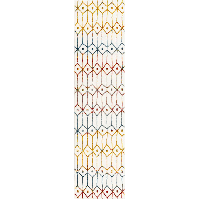 Eshin Abstract Indoor Rug, Runner 2' x 8'