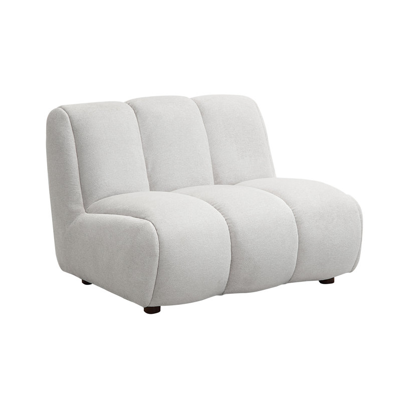 Chaise en lin blanc ivoire Manilla