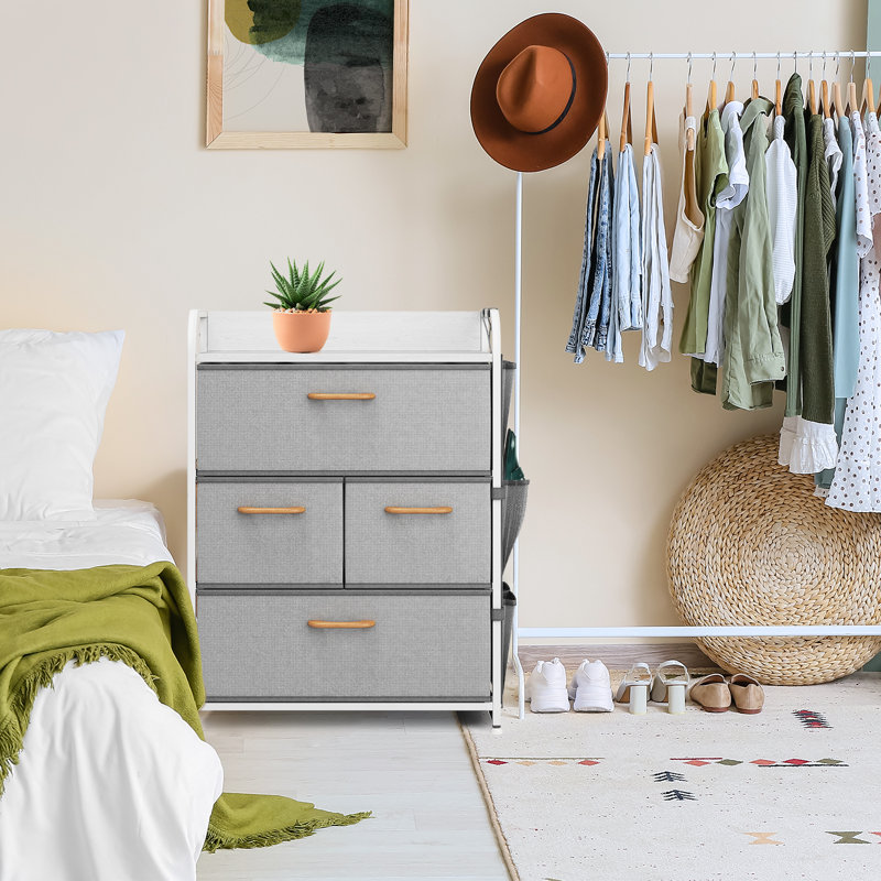 Commode 4 tiroirs l 22,8 po Nykeem