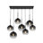 7-light Gradient Glass Island Pendant