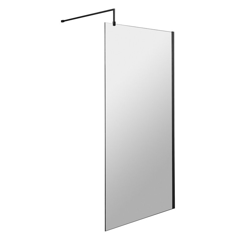 900 mm W Walk In Semi-Frameless Wet Room Glass Screens