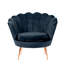 Fauteuil demi-tonneau en velours de 82,55 cm de large-1250672076