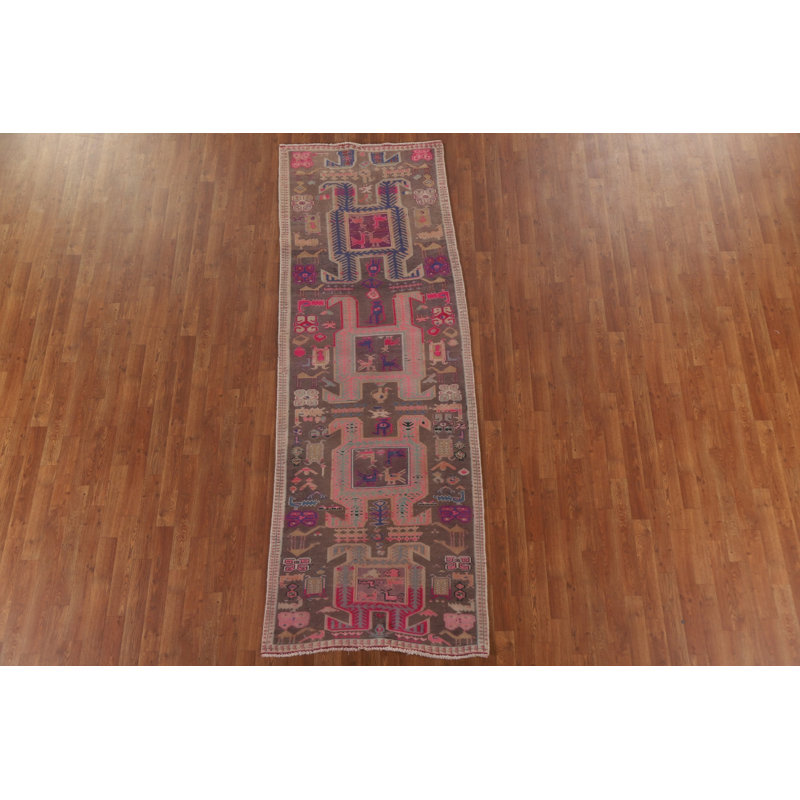 Tapis traditionnel délavé 3 x 9