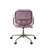 Siecross Pink Top Grain Leather Office Chair-1339847310
