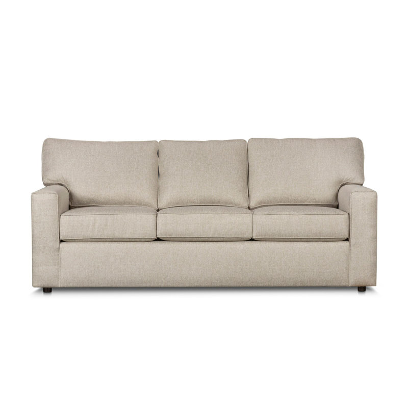 Yosef 82.5" Upholstered Sleeper Sofa, Canvas Flax Sunbrella® Canvas