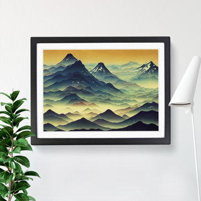 Japanese Mountains Vol.5 - Single Picture Frame Painting