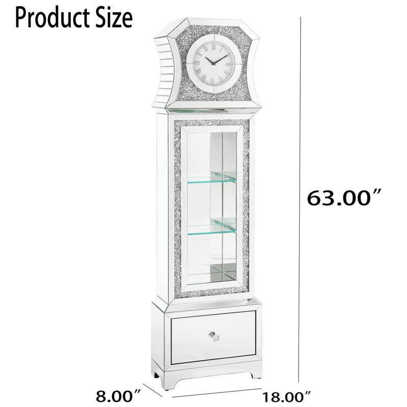 63'' H x 18'' W Wood Tower Display Cae