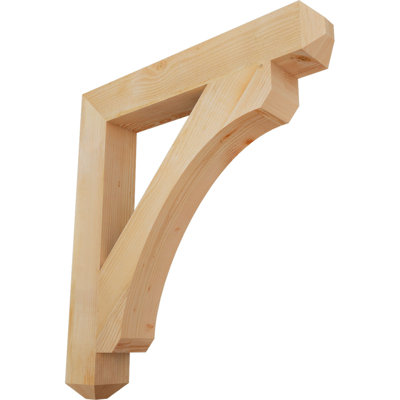 H Support en bois / corbeau