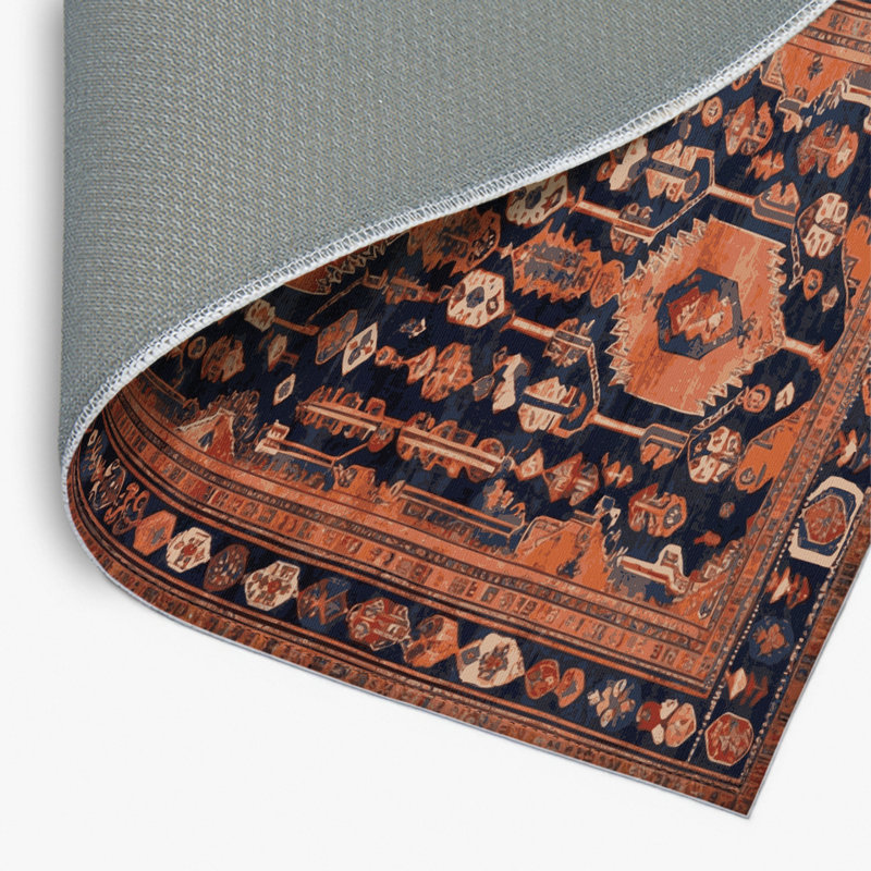 Turkish Brown Indoor and Outdoor Area Rug, Rectangle 2' x 3'
