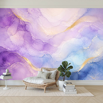 Papier peint adhésif auto-adhésif moderne pour la chambre à coucher Peel and Stick L 100 "x l 144"
