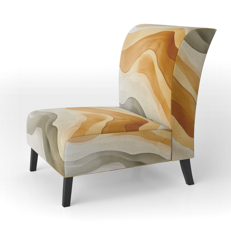 Fauteuil de chambre Abstract Minimalisme, Slipper Armless