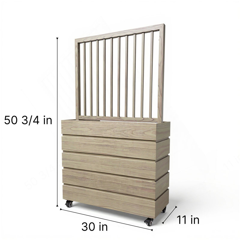Terrace Divider Planter - Ash Brown, Ash Brown