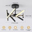Jamoy 6 - Light Sputnik LED Chandelier