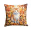 Coussin Manx Cat in Fall Leaves-112679530