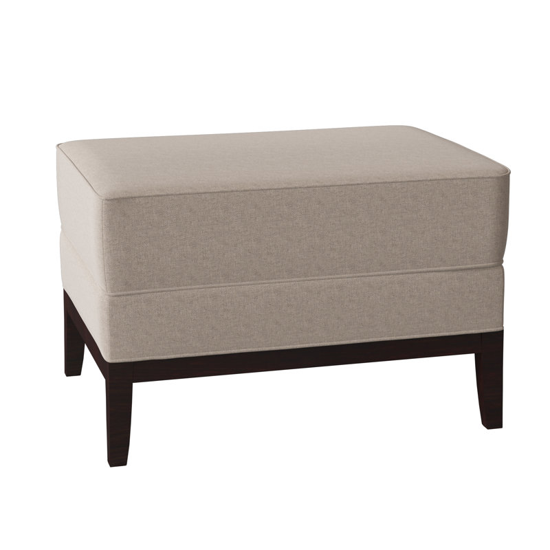 Repose-pieds rectangulaire 26 po Eastside, Natalie Gray, Noyer noir