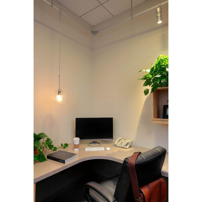 Bobo 1 - Light Sphere Pendant, Matte Chrome, Clear