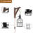 Plug in Wall Sconces Set of 2, Vintage Wood Wall Lamps