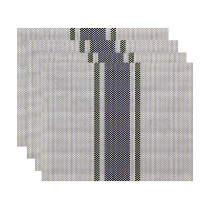 Jayapura Polyester Striped Rectangle Placemat