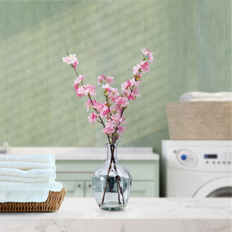 Elements Artificial Cherry Blossom Greenery, 25 Inch