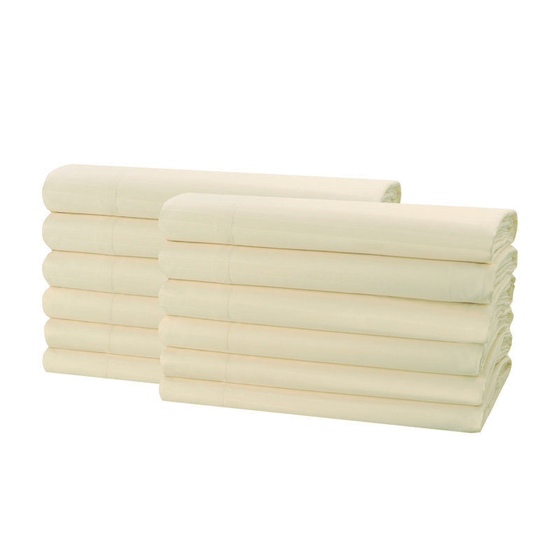 Microfiber - Set of 12, Ivory, King
