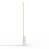 White Carrara/Brass