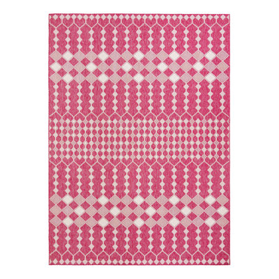 Tapis d'extérieur Magenta_Unique Loom Traliccio