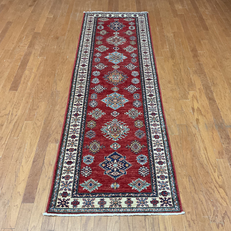  Handmade Super Kazak Wool Runner