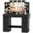 Hollywood Black Vanity Desk with Lights, 43.3" 7 Drawers, Charging Station-994607148