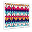 Rhombus Geometrics In Retro Colors II - impression sur toile-67466310-67466313